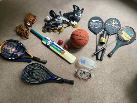 Photo of free Assorted sports equipment (Leighton Buzzard LU7) #1