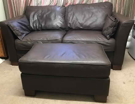 Photo of free Leather Two seater sofa (Lyneham) #1