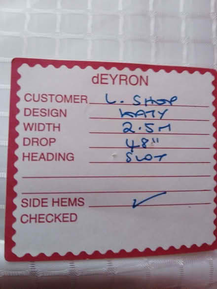 Photo of free Net curtain (unused) (Lexden CO3) #2