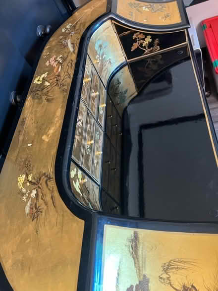 Photo of free Gold leaf oriental desk (Off of quince orchard road) #4