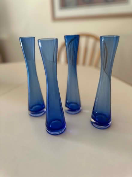 Photo of free Matching Blue Vases (East Beach, Charlestown, RI) #1