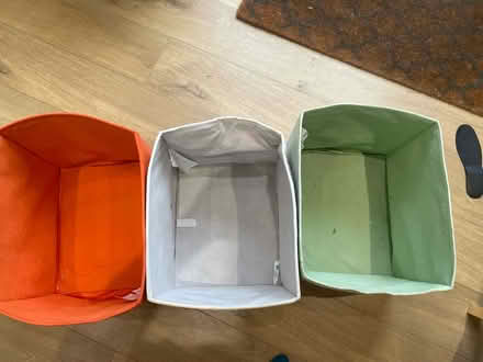 Photo of free Set of foldable ikea fabric boxes (PR6 Heapey Bank) #2