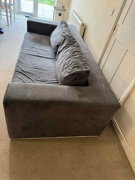 Photo of free Large Dark Grey Sofa (Tadworth KT20) #2