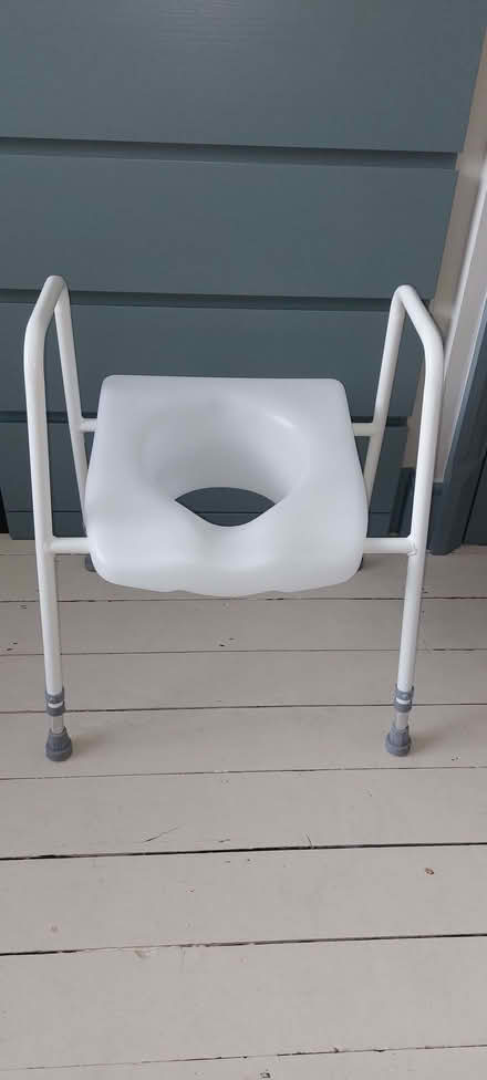 Photo of free Adjustable framed toilet seat / commode to place over toilet (Reddish SK5) #1