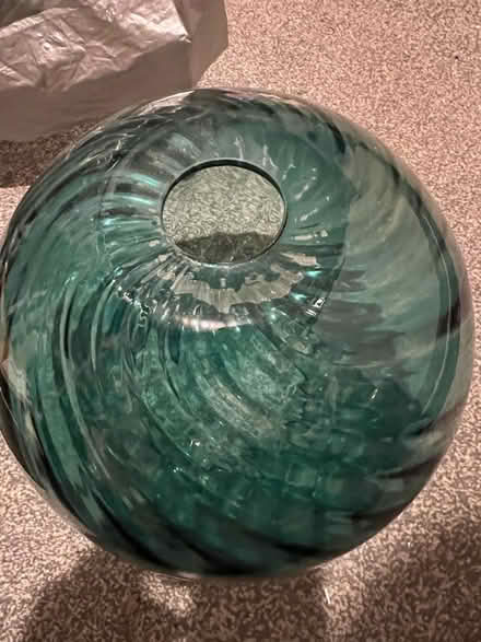 Photo of free Pair of turquoise light/lamp shades. (Borrowash DE21) #2
