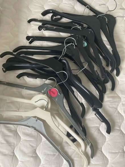 Photo of free Plastic coat hangers (LU2) #1