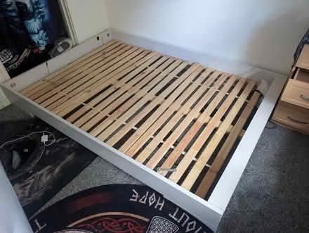 Photo of free Double bed wooden frame (LS11) #1