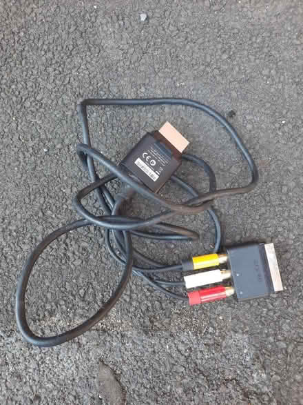 Photo of free Microsoft Xbox 360 Slim E COMPOSITE AV Cable & SCART Adapter (Llanelli SA15) #1