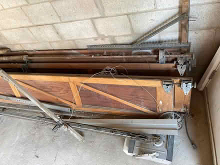 Photo of free Disassembled wood garage door (Little Italy) #2