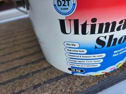 Photo of free Showerproof ready to use tile adhesive (Staveley LA8) #2