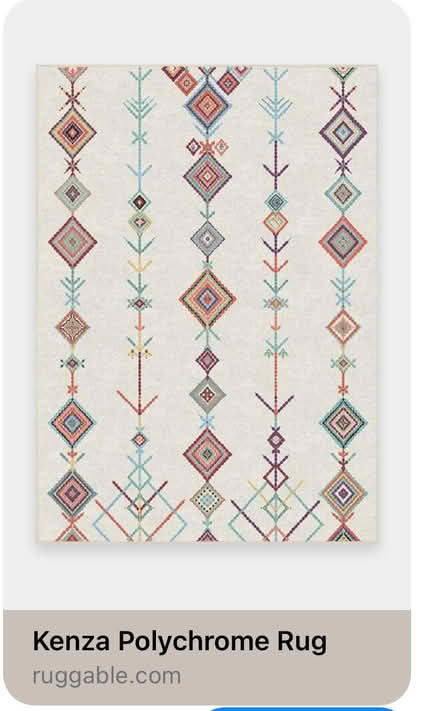 Photo of free Ruggable 8 by 10 washable rug (North End Boston) #1