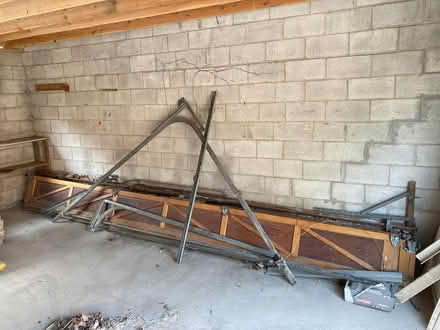 Photo of free Disassembled wood garage door (Little Italy) #1