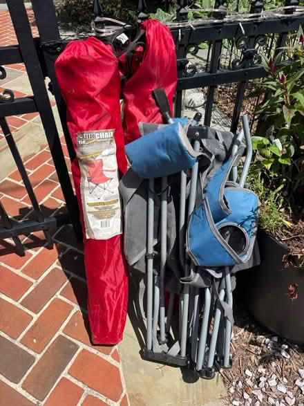 Photo of free Camp chairs (Alexandria VA by MasonicTemple) #1