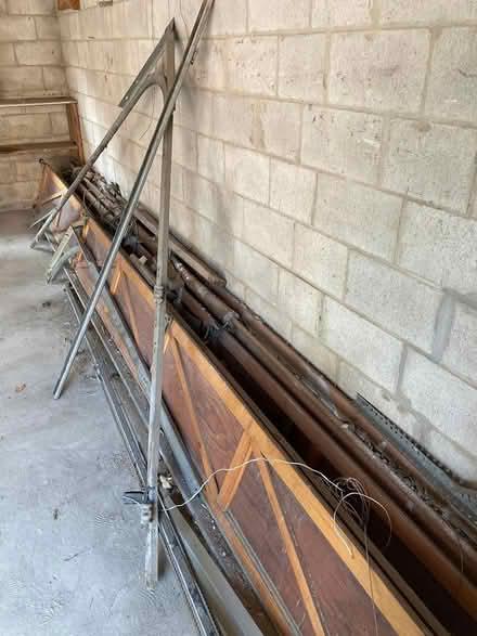 Photo of free Disassembled wood garage door (Little Italy) #3