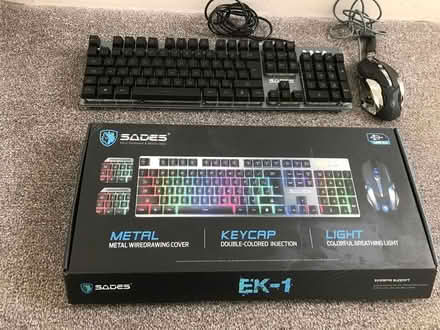 Photo of free Sades Brand Keyboard & Mouse (Eaglesham, G76) #1