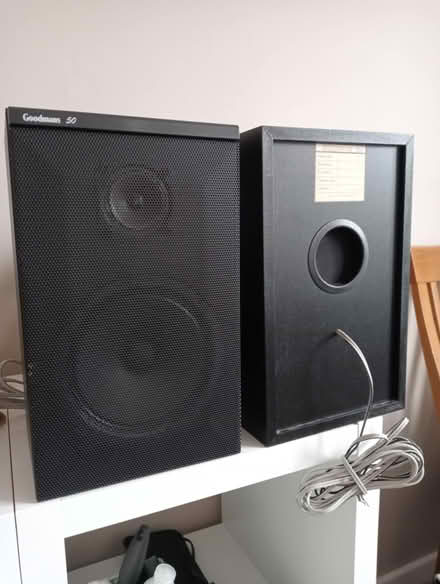 Photo of free Pair of Goodmans speakers, 50W, 33x20x17cm (Mile Oak BN41) #1
