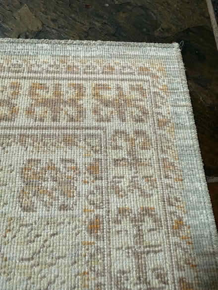 Photo of free Isabella blue & beige rug 5 by 7 ft (North End Boston) #3