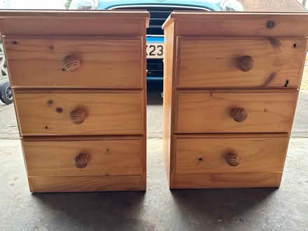 Photo of free Pine bed side tables (Funtington) #1