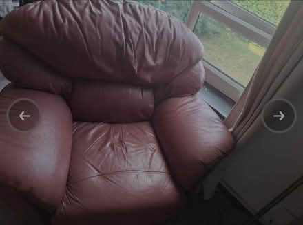 Photo of free Leather 3 piece suite (Exeter) #3