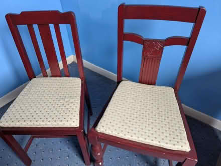 Photo of free 2 chairs (Oakham LE15) #1