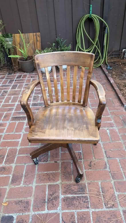 Photo of free Wooden banker's chair (Terra Linda) #1