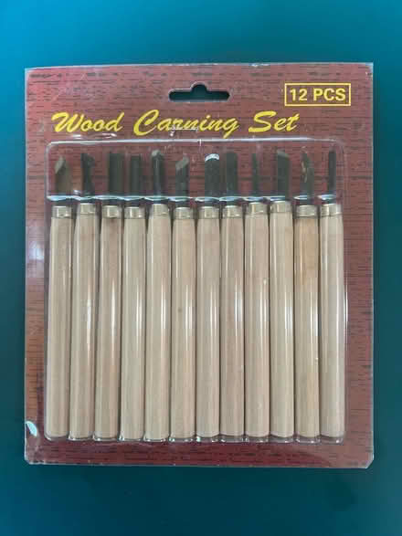 Photo of free 12-piece wood carving set (Lake City/Meadowbrook) #1
