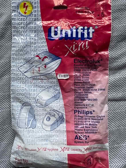 Photo of free Hoover bag - Unifit (Rathcoole, Co. Dublin) #1