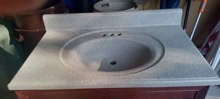 Photo of free Bathroom vanity sink top (11901) #1
