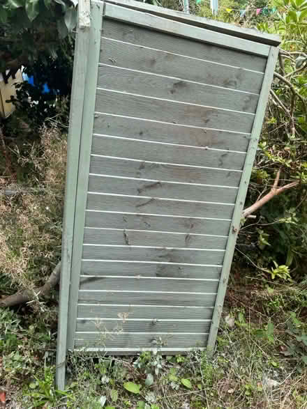 Photo of free Wooden garden bench with storage (Southborough) #2