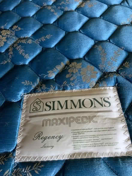 Photo of free Clean Full Size Simmons Mattress (Downers Grove) #1