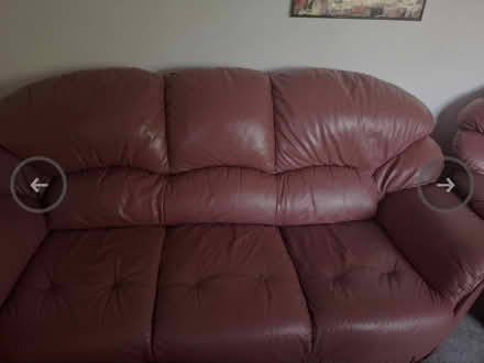 Photo of free Leather 3 piece suite (Exeter) #1