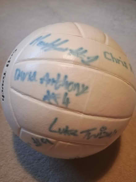 Photo of free Wheelchair rugby ball TeamGB signed (Stewkley LU7) #2