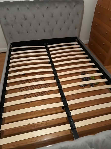 Photo of free Queen bed frame (Markham and Lawrence) #1