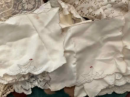 Photo of free Linens Vintage Doily Crochet Mix (Old Town Bowie) #1