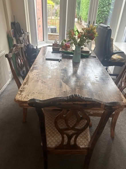 Photo of free Table with 3 chairs (Lyndon Green B26) #1
