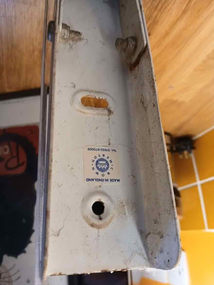 Photo of free Heavy duty adjustable brackets for a microwave (Great Salkeld CA11) #4