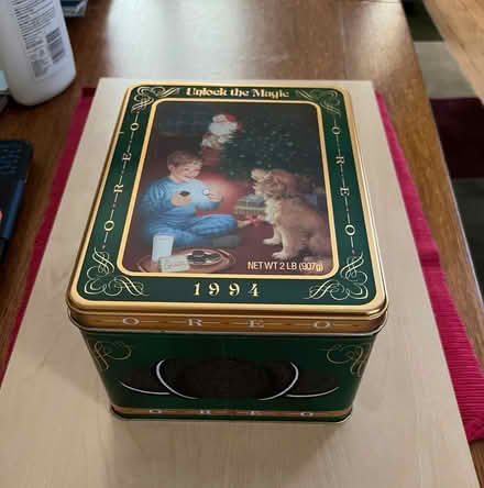 Photo of free Metal Cookie Tin (Springfield, Delco) #1