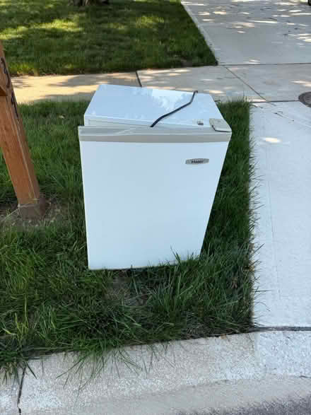 Photo of free CURB ALERT! Mini fridge (Naperville, near downtown) #1