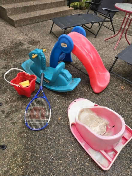 Photo of free Toddler Slide, Rocking Horse, Toys (SW Minneapolis) #1