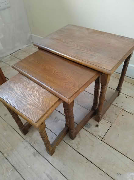 Photo of free Wood set of nesting tables (Dundrum) #1