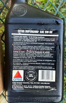 Photo of free 8 quarts 5W-30 motor oil (Daytona - Clyde Morris/Beville) #3