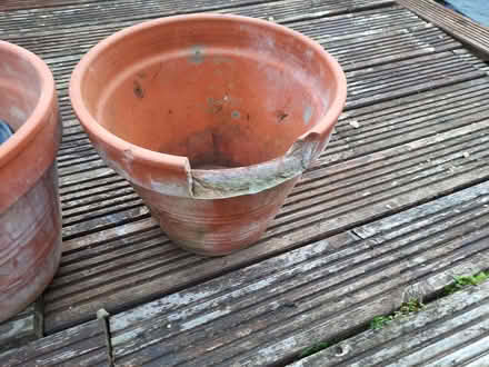 Photo of free 3 Earthenware Plant Pots (Allerton BD15) #3