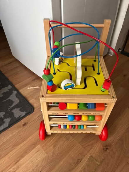 Photo of free Wooden baby walker & toys (Chatham) #1
