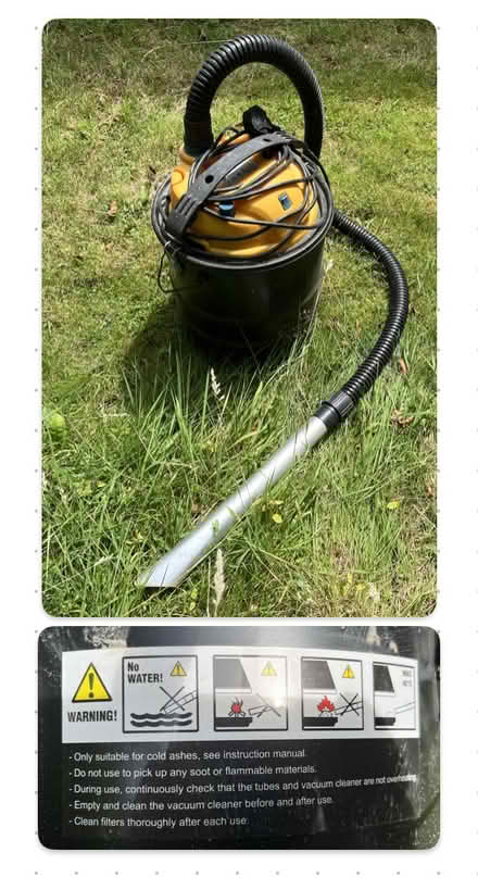 Photo of free Fire ashes vacuum (Rathdrum, Co. Wicklow) #1