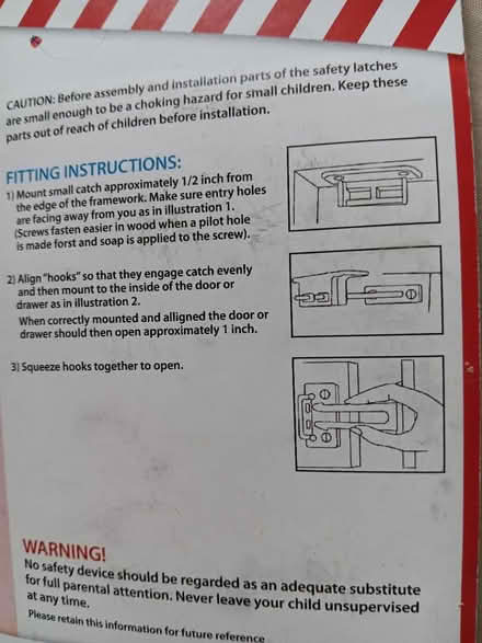Photo of free Child safety catches (Rathmines/Ranelagh) #2