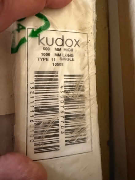 Photo of free Kudox Single Radiator 100cm L x 60cm H (Clutton Hill) #1