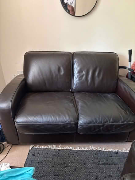Photo of free Leather Sofa’s (2) (Bilston WV14) #1