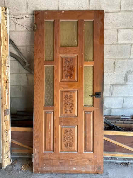 Photo of free Wood & glass front door (needs TLC) (Little Italy) #4