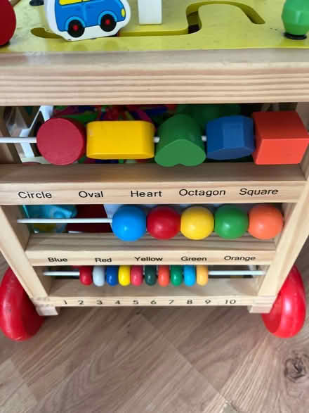 Photo of free Wooden baby walker & toys (Chatham) #3
