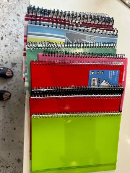 Photo of free A4 lined notebooks (Bushey Village WD23) #1